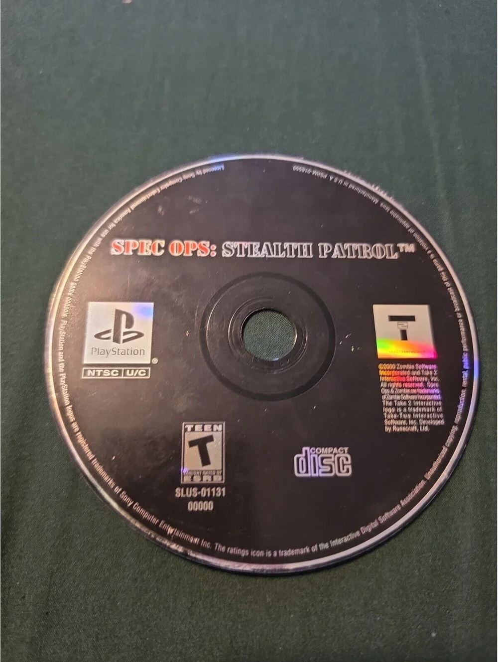 Spec Ops: Stealth Patrol (PlayStation 1, PS1) - DISC ONLY Tested  8326